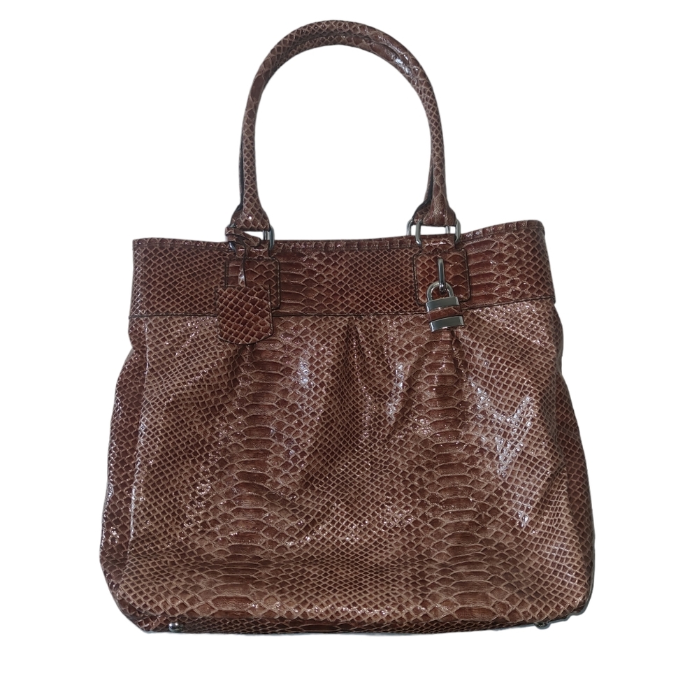 New Worthington faux snake/crocodile scale bag